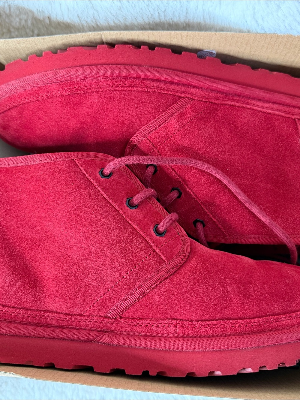 UGG Men’s Red Suede Chukka Boots